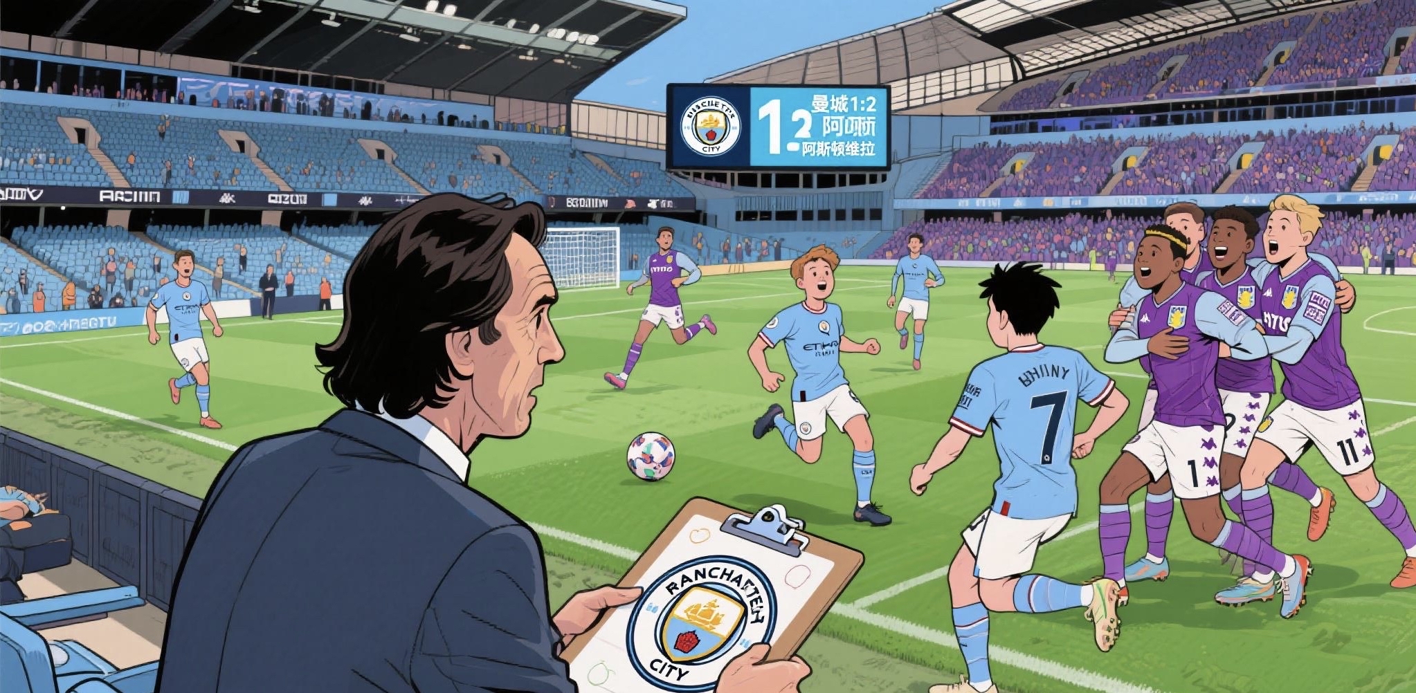 曼城遭遇诺维奇队逆转，客场失利