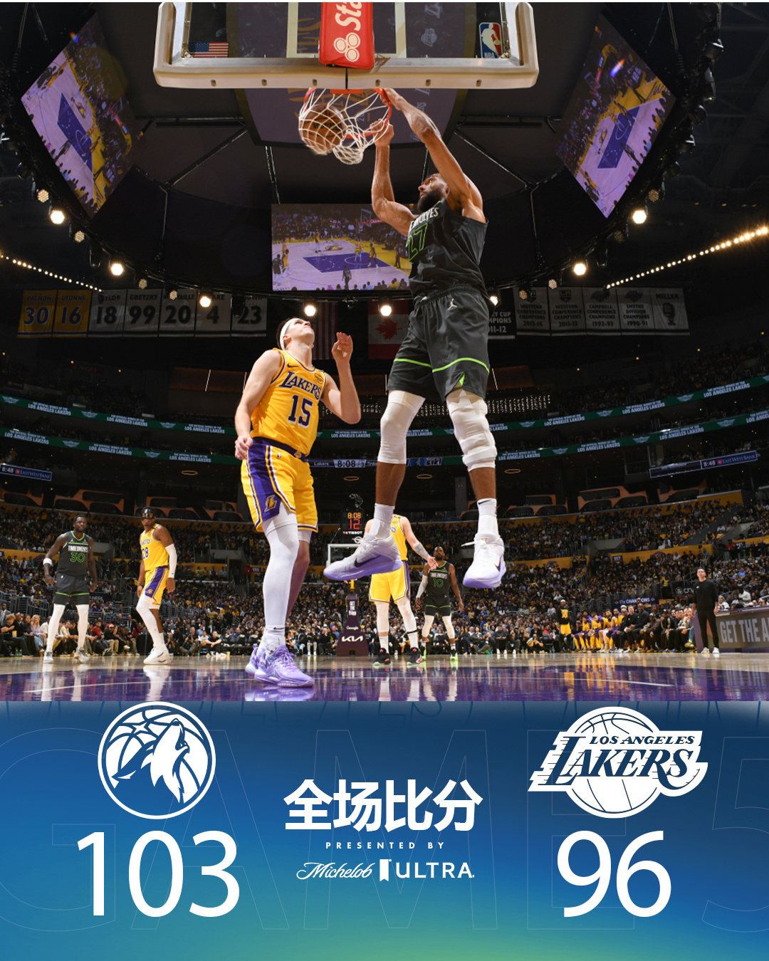 四川队横扫湖人，西亚卡姆带队取胜